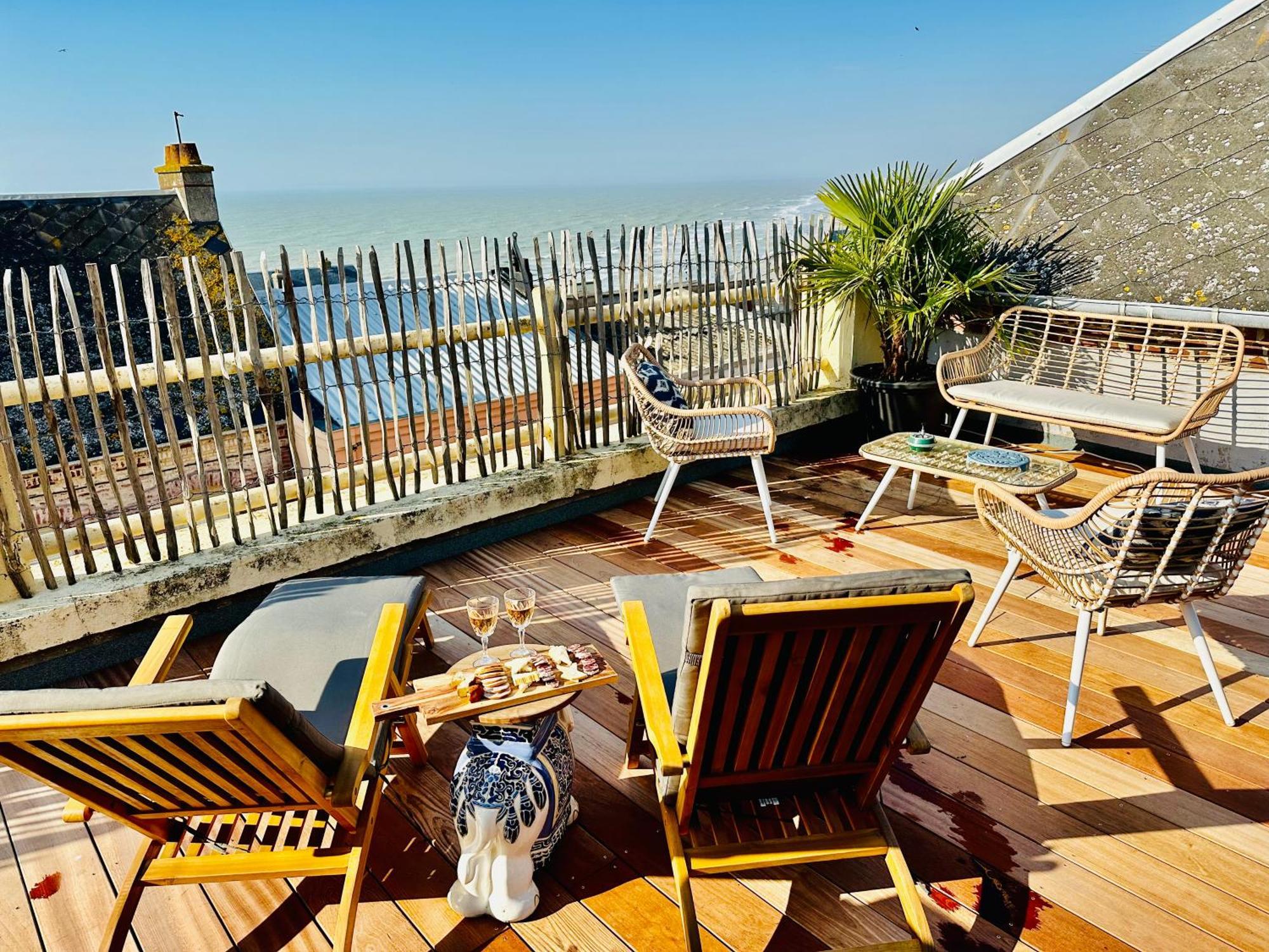 La Terrasse D'Ault Lejlighed Eksteriør billede